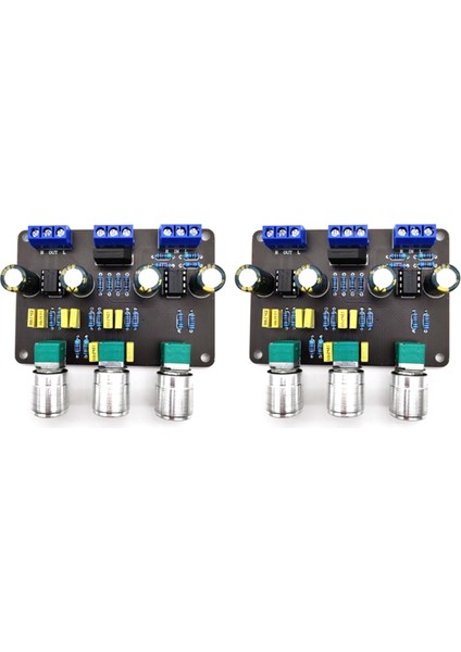 2x Çift NE5532 Ton Stereo Önsöz Kahe Ses Hifi Ampresyonu Ekolayzer Preamp (Yurt Dışından)