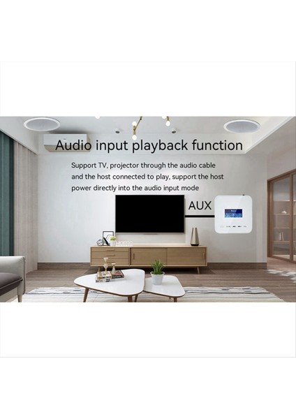 20W x 2ch Amplifikatör Sesli Su Kanıtı (Beyaz) ile Duvar Hacmi Kontrolünde Akıllı Ev (Yurt Dışından) fiyatları