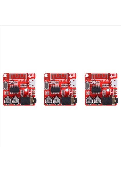 3x Mp3 Bluetooth Kod Çözücü Kart Kayıpsız Araç Ses Amplifikatörü Değiştirilmiş Bluetooth 4 1 Devre Stereo Alıcı Modülü (Yurt Dışından)