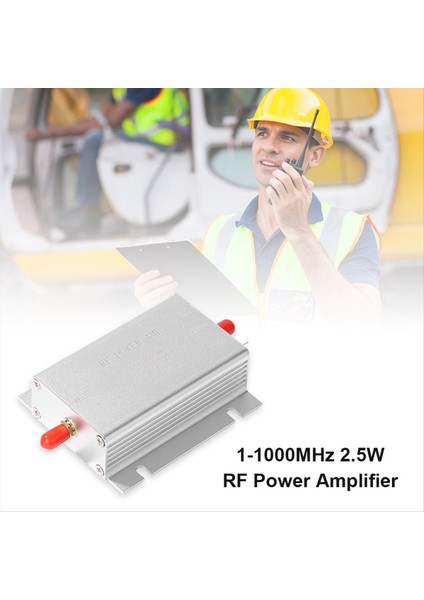 Rf Güç Amplifikatörü 1-1000MHZ 2 5W Hf Vhf Uhf Fm Amp Fm Verici Radyo Kablosuz Uzaktan Denetleyici Walkie Talkie (Yurt Dışından) fırsatları