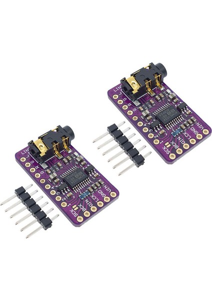 2x PCM5102 I2S Iıs Dijital Audio Dac Decoder Modülü Stereo Dac Raspberry Pi Için Dijital-Analog Dönüştürücü Ses Modülü (Yurt Dışından)