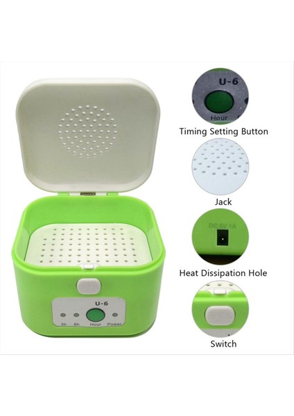 2x Elektrik Işitme Cihazı Nem Alıcı USB Kurutma Kutusu Nem Geçirmez Işitme Cihazları Kurutucu Kasa Kulak Bakımı Sağlığını Koruma (Yurt Dışından) fırsatları