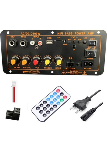 Bluetooth Güç Amplifikatör Kartı Fm Bluetooth 5 0 100W-300W Subwoofer Karaoke Amplifikatörler Araba Amplifikatör Kartı (Ab Fişi) (Yurt Dışından) modelleri