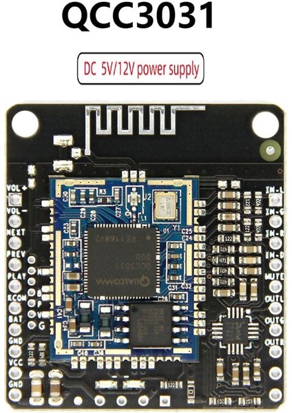 QCC3031 Aptxhd Modül Ses Girdi Hattı Kayıpsız Hıfı Bluetooth 5 0 Dc 4 5-5 5V ile Hoparlör Için Alıcı Kart (Yurt Dışından) modelleri