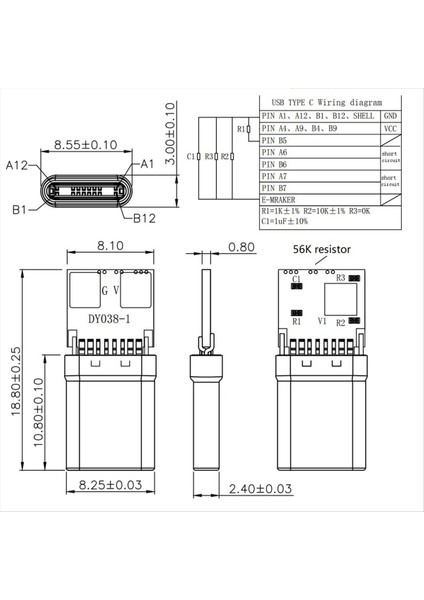 10PCS Hızlı Şarj Modülü Pd/qc Değil Kurulu Pd 2 3 0 Dc Tetik Kablosu USB Tip-C Erkek Fişi Qc4 Şarj Konnektörü 9V (Yurt Dışından) indirimleri