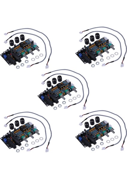 5x PT2399 Dijital Mikrofon Amplifikatör Kartı Yankılanması Karaoke Yankı Amplifikatörü NE5532 Amplıfifici Ton (Yurt Dışından)