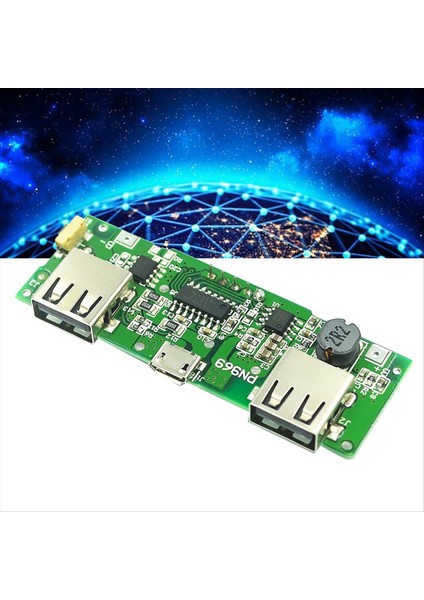 18650 Lityum Pil Dijital Ekran Şarj Modülü 5V 2A 1A Tek Şarj Portu Çok Işlevli Taşınabilir Boost Modül (Yurt Dışından) modelleri