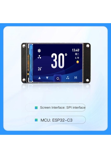 2 4 Inç Seri Ekran Desteği Wifi Bluetooth IPS Ekranı ESP32-C3 Geliştirme Kartına Dayalı ZX240-C3SI1 Modül (Yurt Dışından) fırsatları