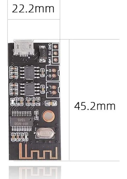 2x Bluetooth Amplifikatör Kartı 5W +5W Çıkış Gücü Dc 3 7V-4 2V/5V Mini Bluetooth Hoparlör Kartı (Yurt Dışından) fiyatları