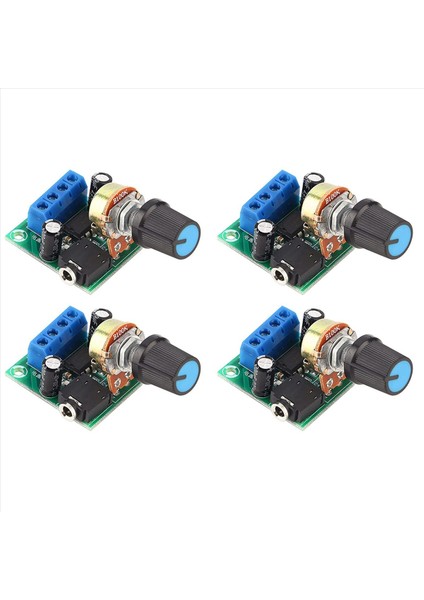 4x LM386 Süper Mini Amplifikatör Kartı 3V-12V 0 5W-10W Hoparlör Düşük Gürültü Güç Tüketimi Hoparlör Ses Sistemi Için Dıy (Yurt Dışından)