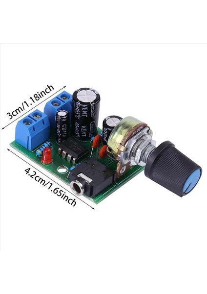 4x LM386 Süper Mini Amplifikatör Kartı 3V-12V 0 5W-10W Hoparlör Düşük Gürültü Güç Tüketimi Hoparlör Ses Sistemi Için Dıy (Yurt Dışından) fiyatları