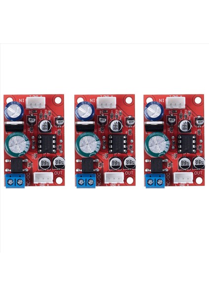 3x NE5532 Stereo Pre-Amp Manyetik Kafa Fono Amplifikatör Kurulu Hareketli Mikrofon Amplifikatörleri Moule (Yurt Dışından)