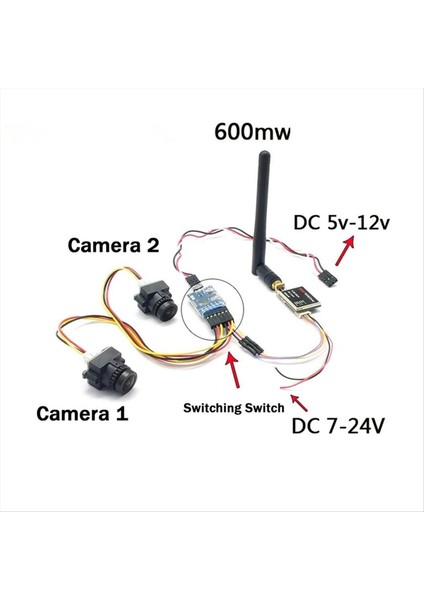 Fpv Traver Kamera Için Iki Yönlü Üç Yollu Video Değiştirici Anahtar Uzaktan Kumanda Anahtarlama Video Modülü (Yurt Dışından) indirimleri