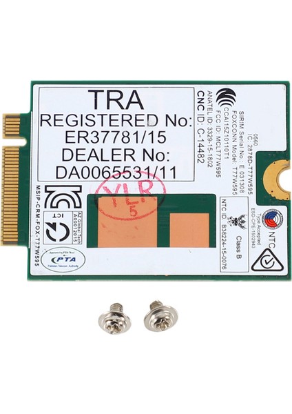 2x LT4120 X5 Lte T77W595 796928-001 4g Wwan M 2 150MBPS Hp Elite Için Lte Modem X2 840 850 G3 640 650 645 G2 Yeşil (Yurt Dışından) fiyatları