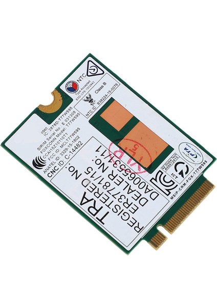 2x LT4120 X5 Lte T77W595 796928-001 4g Wwan M 2 150MBPS Hp Elite Için Lte Modem X2 840 850 G3 640 650 645 G2 Yeşil (Yurt Dışından) indirimleri