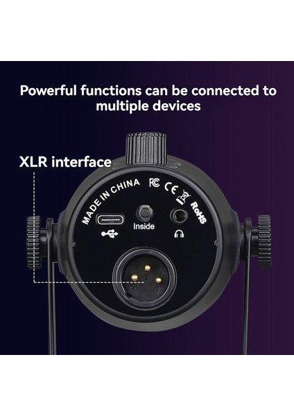 Metal Usb/xlr Dinamik Kablolu Mikrofon Mıc Mv7 Mikrofon Podcasting Için Canlı Akış Oyunları (Yurt Dışından) modelleri