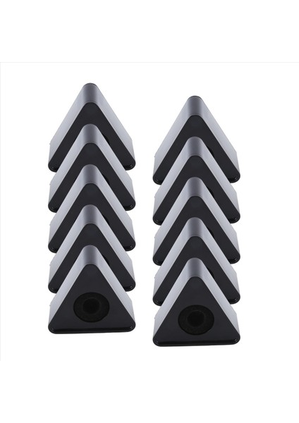 10PCS Mikrofon Markflag Mic Station Cube Triangle Röportaj Kutusu Stand Bayrakları Şekilli Tutucu Enjeksiyon Siyah (Yurt Dışından) indirimleri