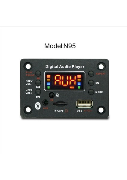 2x Mp3 Player Modülü Bluetooth Uyumlu JQ-N95 Güç Amplifikatör Kod Çözücü Amplifikatör Arabası Fm Radyo Modülü (Yurt Dışından) indirimleri