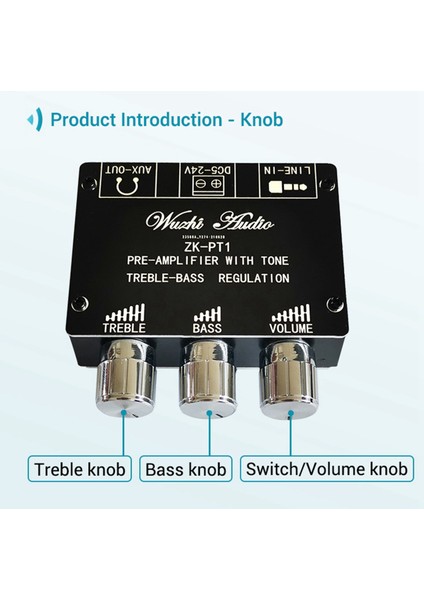 2x Bluetooth 5 0 Decoder Tahtası Çift Kanallı Stereo Düşük Gürültü Yüksek ve Düşük Ton Ön Modül Ön Amplifikatör Kartı Zk-Pt1 (Yurt Dışından) modelleri