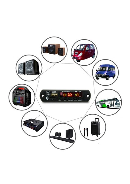 4x USB Mp3 Modülü Bluetooth 12V Mp3 Wma Kötü Çocuk Kurulu Ses Module Fm Aux USB Tf Radyo Araba Uzak Müzik Hoparlör (Yurt Dışından) fiyatları