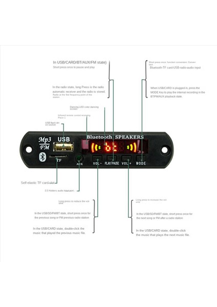 4x USB Mp3 Modülü Bluetooth 12V Mp3 Wma Kötü Çocuk Kurulu Ses Module Fm Aux USB Tf Radyo Araba Uzak Müzik Hoparlör (Yurt Dışından) indirimleri