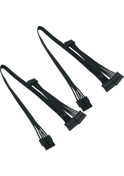 2x 5 Pin - 3 Sata Sabit Sürücü HDD Güç Kablosu Yalnızca Soğutucu Master V550 V650 V750 V850 V1000 Modüler Güç Kaynağı (Yurt Dışından)