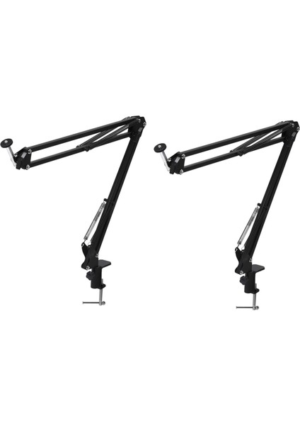 2x Ayarlanabilir Masaüstü Kelepçesi Süspansiyon Bomu Makas Kol Montaj Stand Tutucu Logitech Web Kamerası C922 C930E C930 C920 C615 (Yurt Dışından)