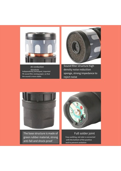 Dinamik Mikrofon Çekirdeği Mikrofon Genel Aksesuarları Dinamik Mikrofon Kapsülü Yüksek Sadakat Ses Kalitesi N-813 (Yurt Dışından) fiyatları