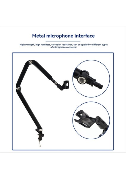 Mikrofon Stand Ayarlanabilir Süspansiyon Bomu Mikrofon Standı Kablosuz Kondens Mikrofon Kayıt Stüdyosu Makas Kolu Standı (Yurt Dışından) fırsatları