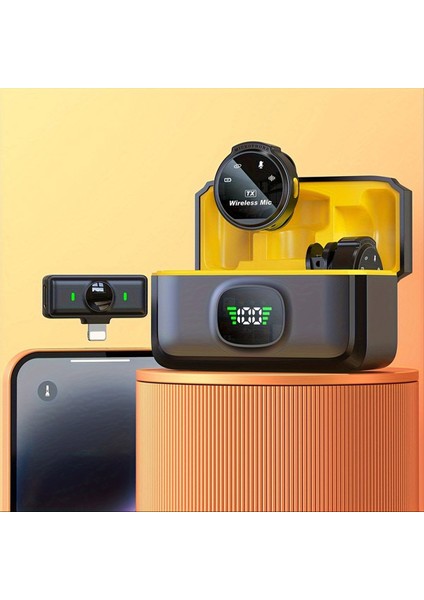 J6 Kablosuz Lavalier Mikrofon Fiş ve Oyun Yoksal Mikrofon Video Kayıt Vlog Canlı Akış ve Röportajlar Ios (Yurt Dışından) fiyatları