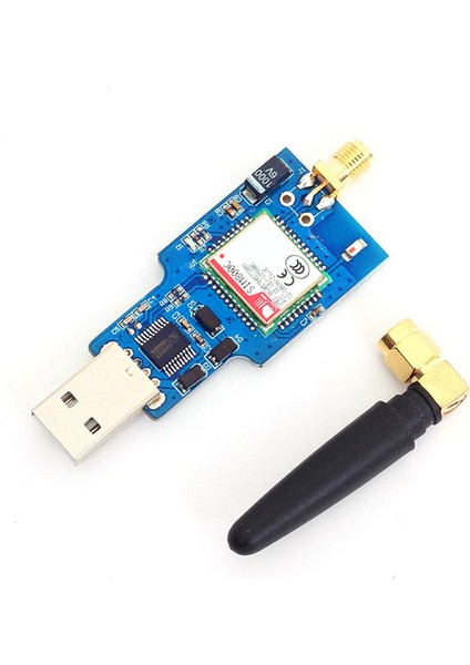 2x USB - Gsm Seri Gprs SIM800C Modülü Bluetooth Bilgisayar Kontrolü + Anten (Yurt Dışından) fırsatları