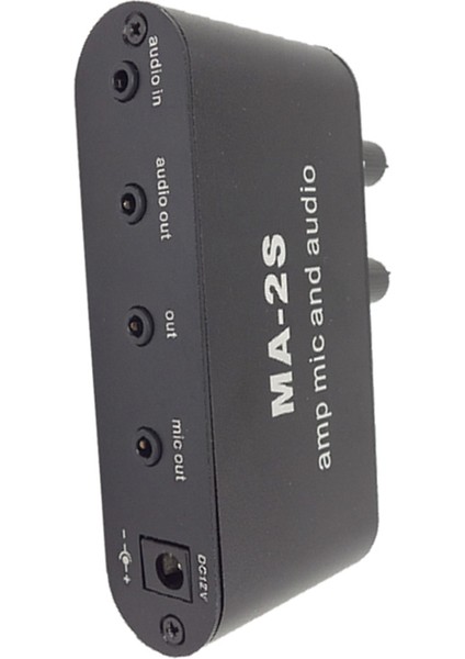 3 5mm Kondenser Mikrofon Amplifikatör Amplifikatör Amplifikatör Müzik Ses Preamplatıcı Karıştırma Kartı Ma-2s (Yurt Dışından) fırsatları