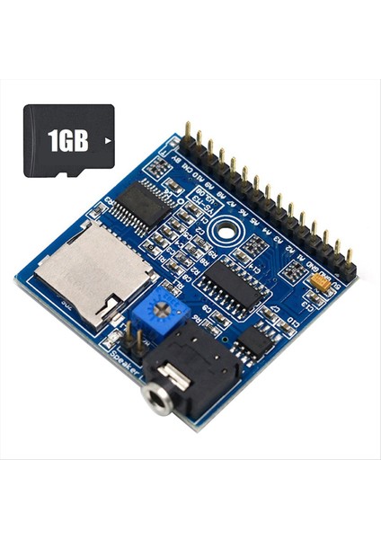 Sesli Oynat Modülü+1gb Hafıza Kartı Arduino Için Mp3 Istemi Tetikleyici Yayın Mcu Dıy Broadcaster Mp3 Ses Modülü (Yurt Dışından)