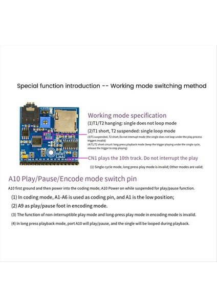 Sesli Oynat Modülü+1gb Hafıza Kartı Arduino Için Mp3 Istemi Tetikleyici Yayın Mcu Dıy Broadcaster Mp3 Ses Modülü (Yurt Dışından) indirimleri