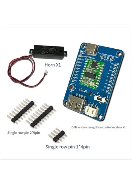 SU-03T Çevrimdışı Konuşma Tanınma Kontrolü Ingilizce Çin Tanıma Desteği Gpıo Port Kontrolü Çok Function Modül (Yurt Dışından) modelleri