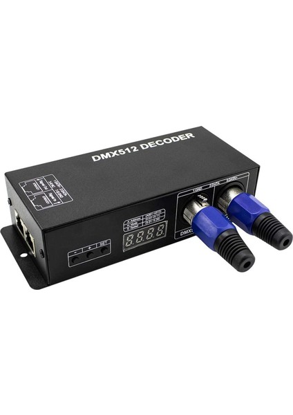 Yüksek Güçlü Dmx LED Denetleyici LED Dmx 512 Decoder Dimmer Sürücüsü DC12V-24V LED Rgb Şerit Veya Işıklar Için (3 Kanal) (Yurt Dışından)