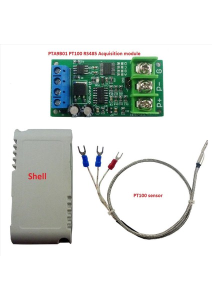 3x Dc 8-25V PT100 Platin Termal Sıcaklık Dönüştürücüsüne Karşı Termal Direnç RS485 Modbus Rtu Rtd Sensör Modül Kiti PTA9B01 (Yurt Dışından) fiyatları