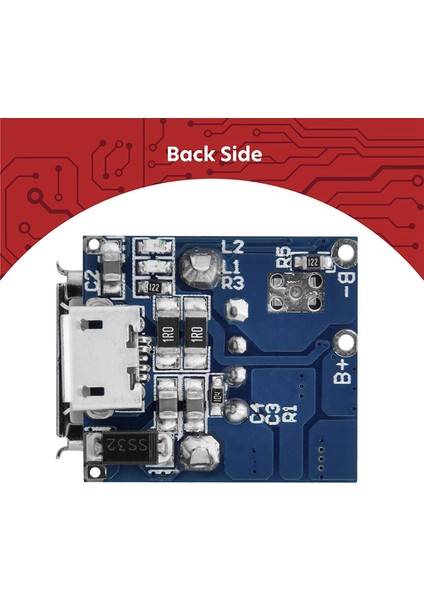 5 x Güç Bankası Modülü Şarj Denetleyicisi TP5400 Micro-Usb ve USB Bağlantısı (Yurt Dışından) fırsatları