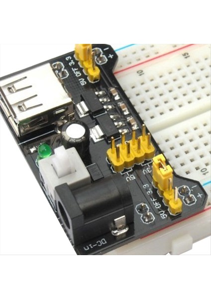 MB102 Breadboard Güç Kaynağı Modülü Için 10 Adet MB102 Breadboard Modülü Için 2 Yönlü 3 3V 5V (Yurt Dışından) fırsatları