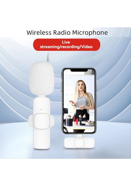 K9 Kablosuz Bluetooth Lavalier Mikrofon Bir Ila Iki Gürültü Azaltma Mikrofonu Canlı Yayın Mikrofonu Apple Için (Yurt Dışından) fiyatları