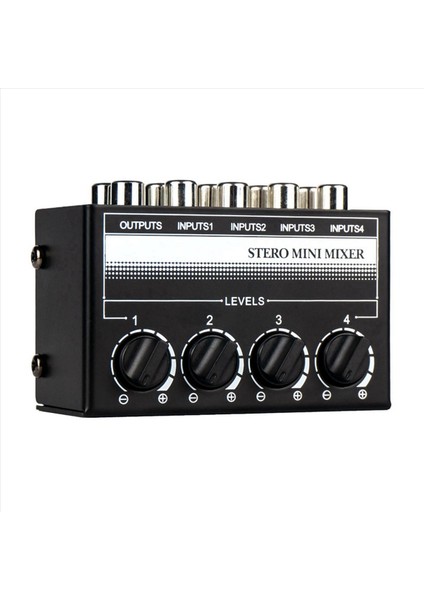 2x 4 Kanal Stereo Ses Mikseri Desteği Rca Giriş ve Çıkış Mini Pasif Stereo Karıştırıcı Ayrı Ses Kontrolleri (Yurt Dışından) fiyatları