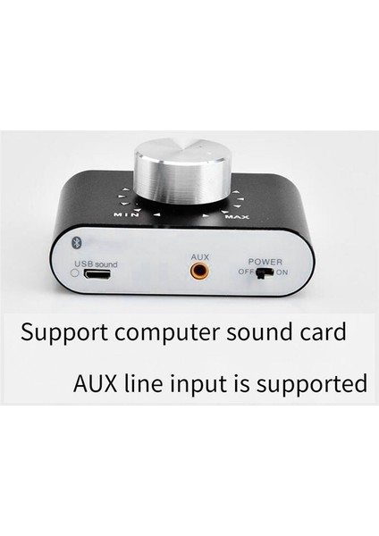 Ikili 50W Bluetooth Dijital Ses Amplifikatörü Hıfı Stereo Ev Alıcı Hoparlörler Bilgisayar Oynatma Müziği Abd Fişi (Yurt Dışından) fiyatları