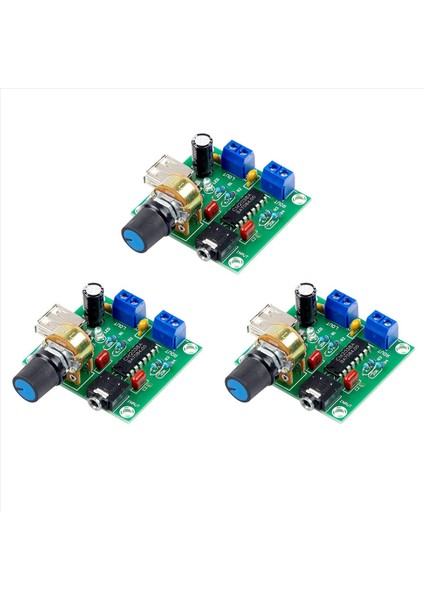 3x Mini Güç Amplifikatör Kartı 5W+5W Hıfı Iki Kanallı Pm CM2038 5V USB Besleme Gücü Ses Amplifikatörü (Yurt Dışından)