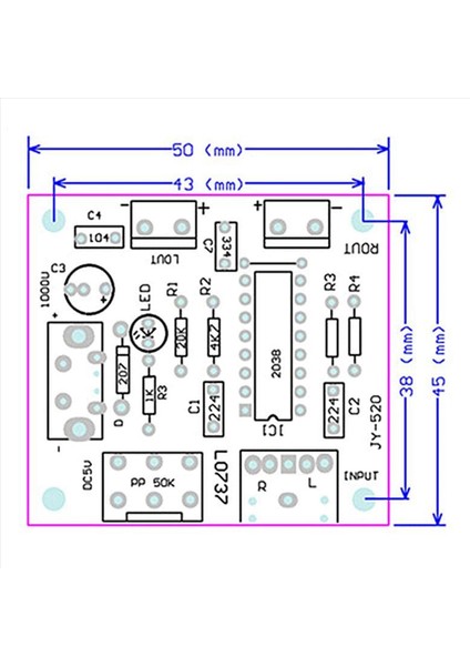 3x Mini Güç Amplifikatör Kartı 5W+5W Hıfı Iki Kanallı Pm CM2038 5V USB Besleme Gücü Ses Amplifikatörü (Yurt Dışından) fırsatları