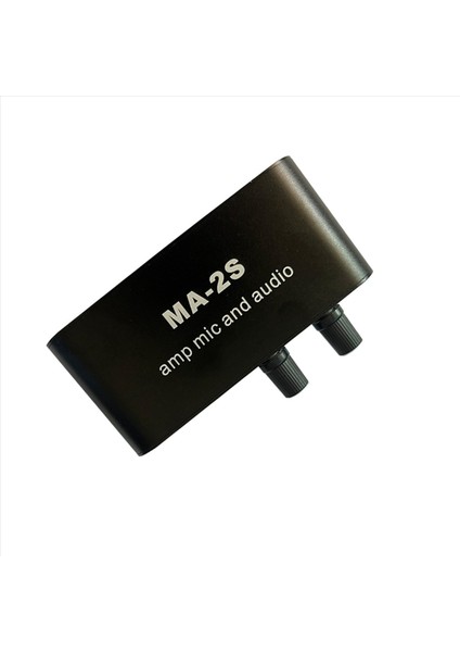 2x 6 5mm Dinamik Mikrofon 3 5mm Kondenser Mikrofon Kulaklık Amplifikatörü Ses Önsözü Karıştırma Kartı Ma-2s (Yurt Dışından) fiyatları