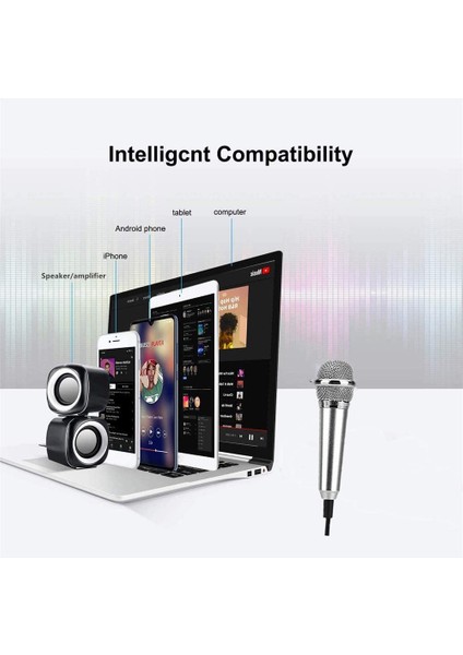 Apple Phone Android (Pink) &#39 De Ses Kaydı Sohbet ve Şarkı Söylemek Için Çok Yönlü Stereo Mikrofonlu Mini Mikrofon (Yurt Dışından) indirimleri