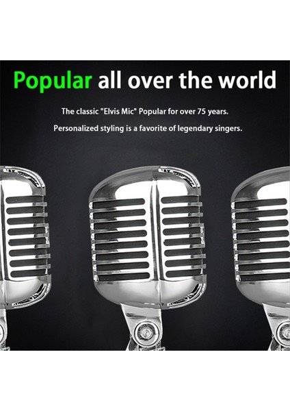 Canlı Kayıt Için 55SH Klasik Dinamik Kablolu El Mikrofon Mikrofonu Için Vintage Metal Mikrofon Karaoke Stüdyosu (Yurt Dışından) fiyatları