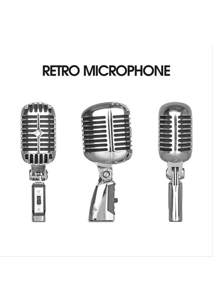 Canlı Kayıt Için 55SH Klasik Dinamik Kablolu El Mikrofon Mikrofonu Için Vintage Metal Mikrofon Karaoke Stüdyosu (Yurt Dışından) indirimleri