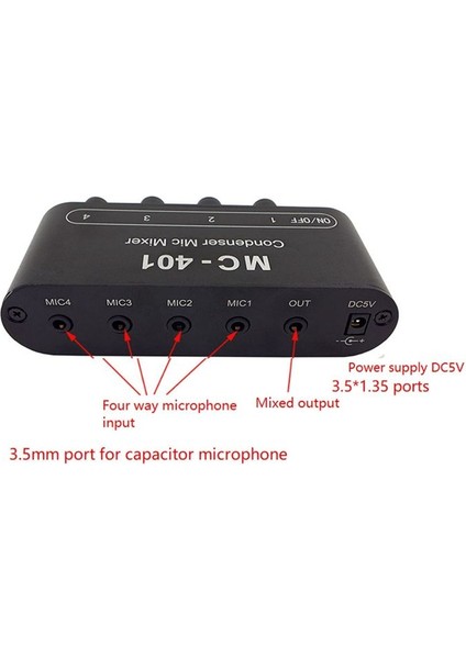 Bilgisayar Cep Telefonu Ses Kartı Için Yeni Mini Sesli Mikser Kondenser Mikrofon Mikser Dört Bir Arada Mikrofon Amplifikatörü (Yurt Dışından) fiyatları