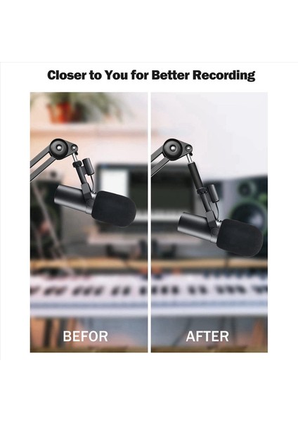 8 Adet Mikrofon Standı Uzatma Tüpü 5/8 Inç Dişi Ila 5/8 Inç Erkek Mikrofon Uzatma Çubuğu Masa Standları ve Kol Standı Için (Yurt Dışından) modelleri